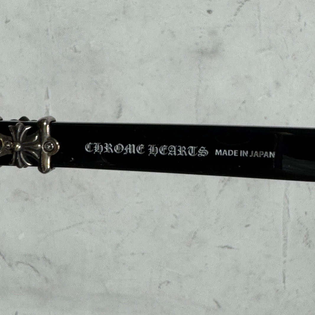Chrome Hearts Black Vagilante Glasses