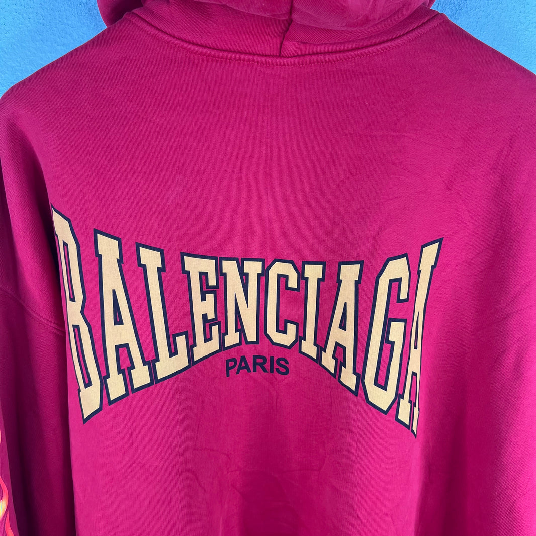 Balenciaga Sample Red Loop Unity Flames Hoodie