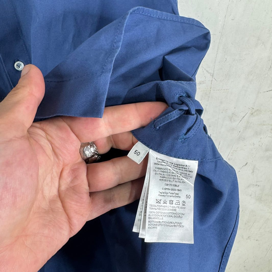 Bottega Veneta Laced Side Blue Button Up