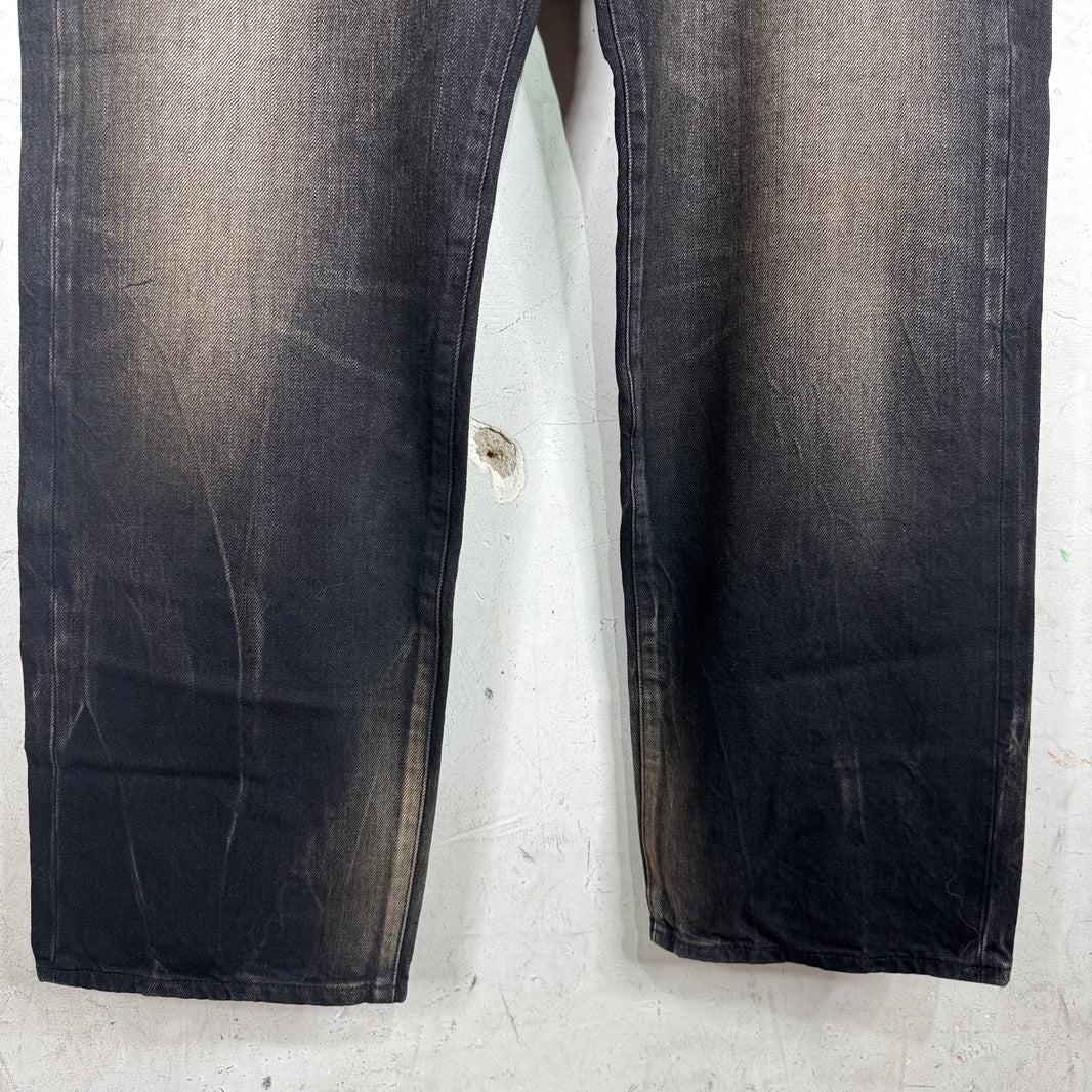 Supreme Black Baggy Selvedge Jeans