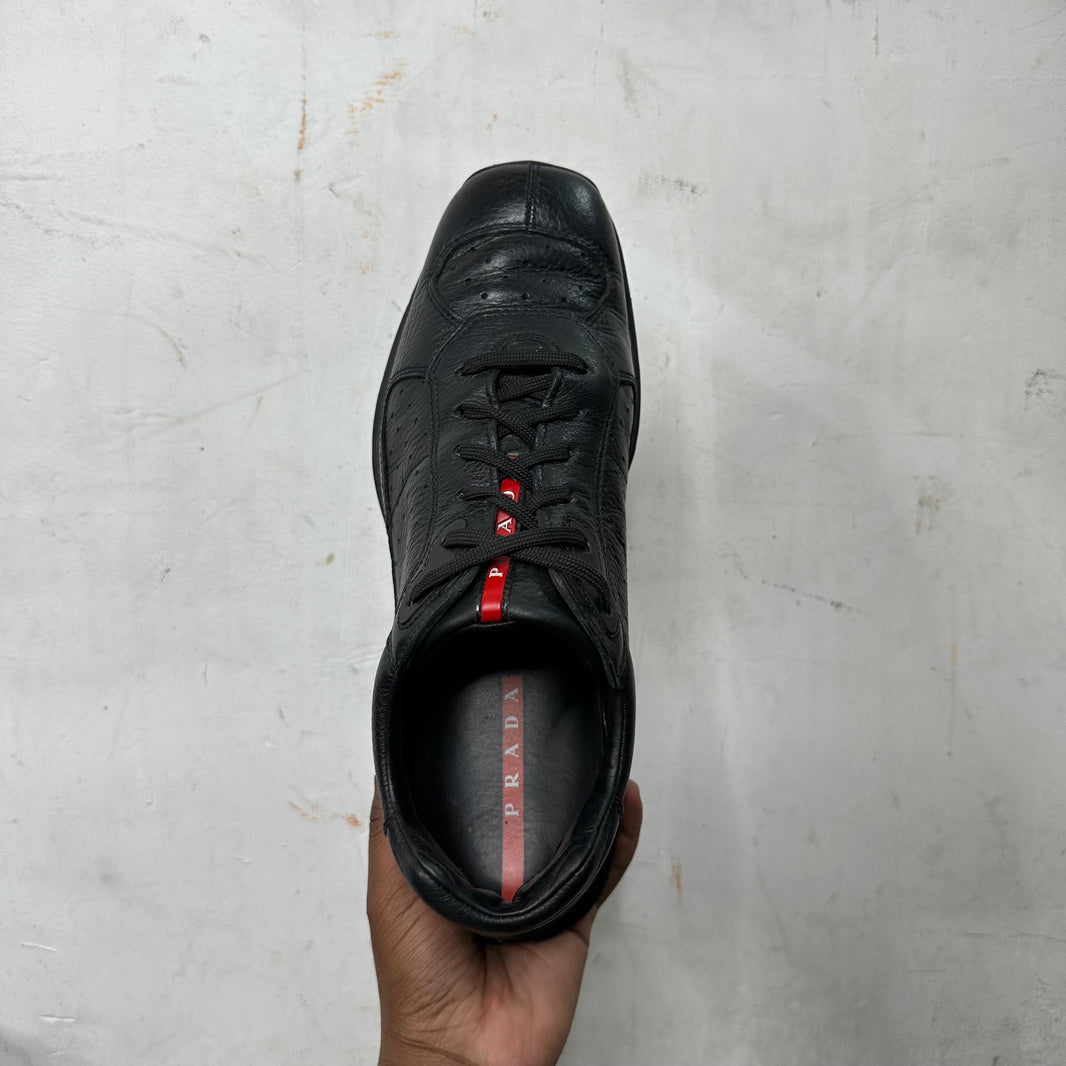 Prada Calzature Leather Trainer