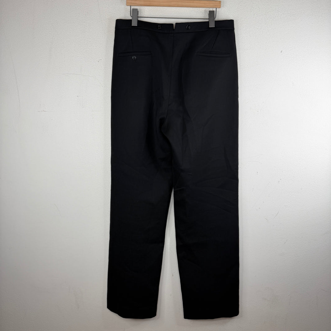 Raf Simons Black Pleated Trousers