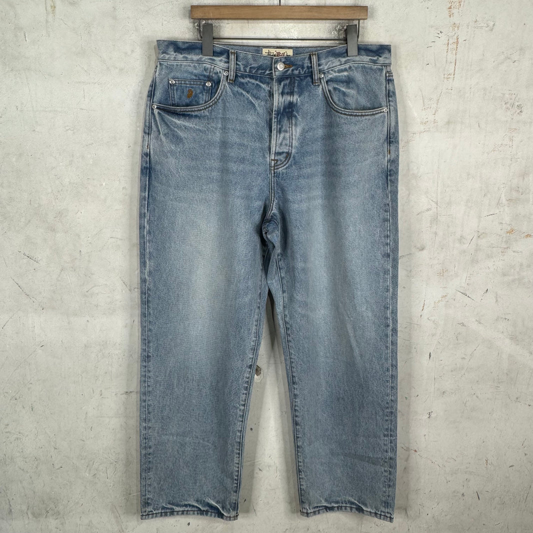 Stussy Light Wash Big Ol Jeans