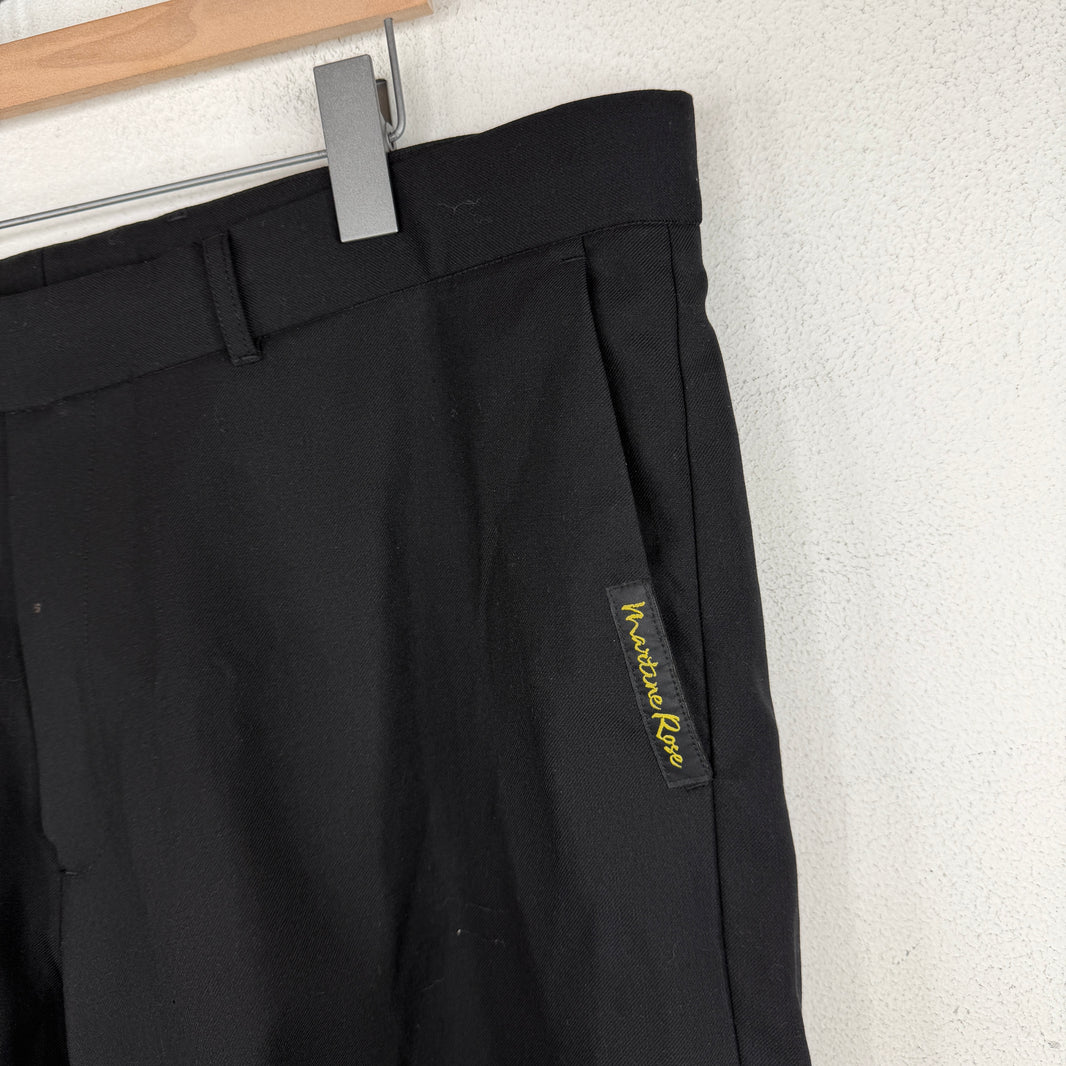 Martine Rose Black Baggy Dress Trousers
