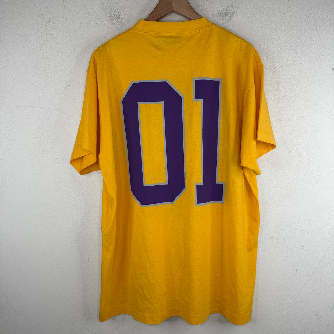 Balenciaga Yellow Basketball Jersey T-Shirt