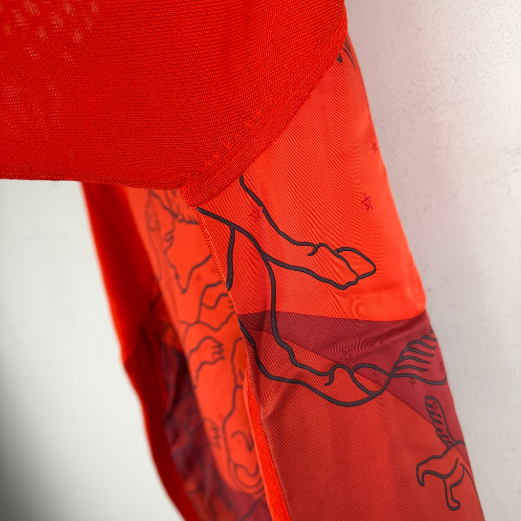 Hermes Red Constellations Sweater