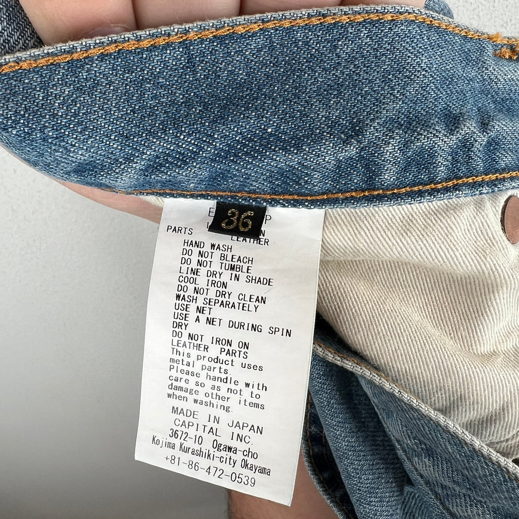Kapital Jeweled Carpenter Denim Shorts