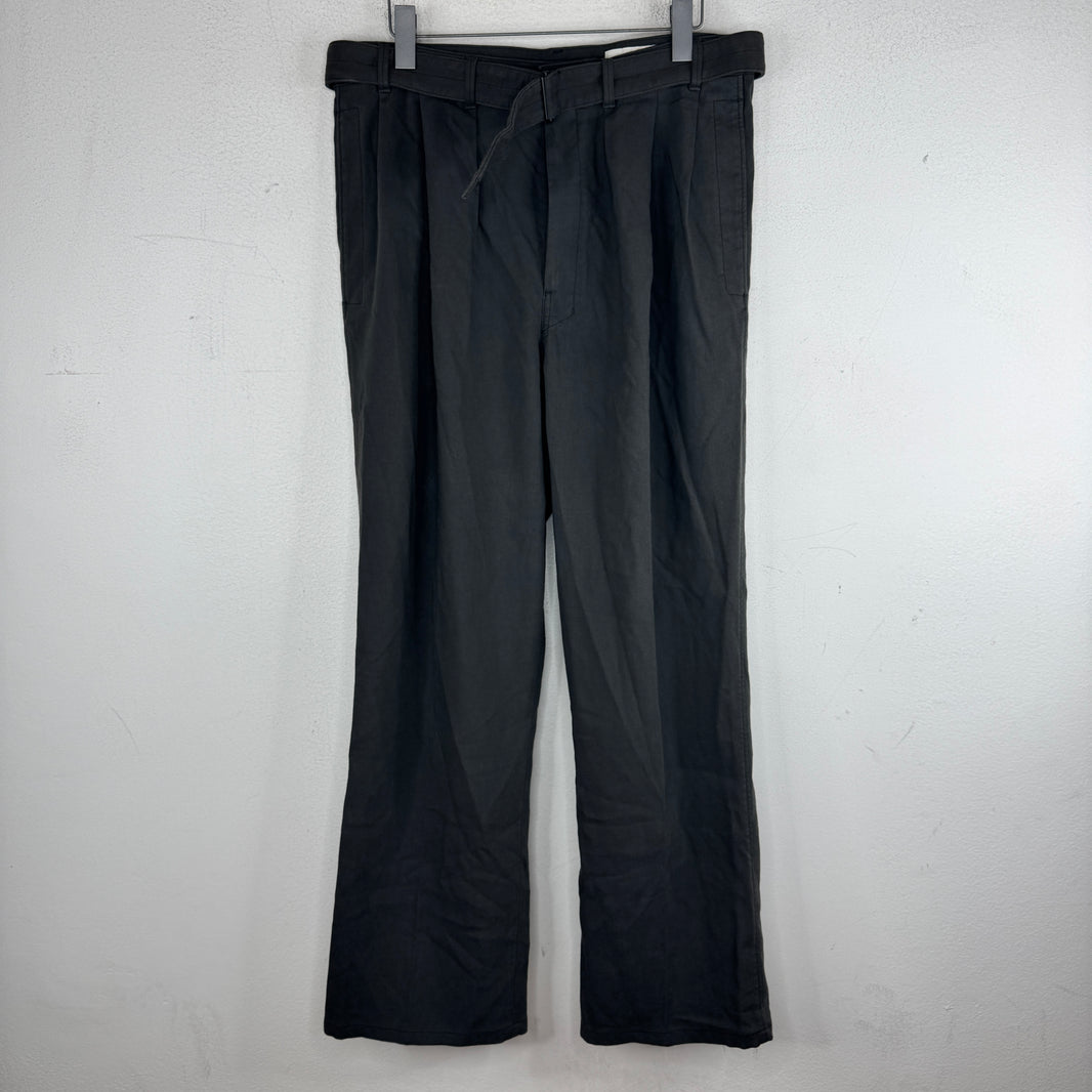 Lemaire Built In Belt Gray Trousers