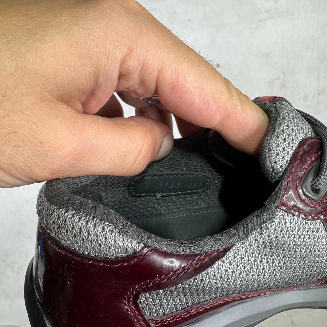 Prada Patent Burgundy Americas Cup