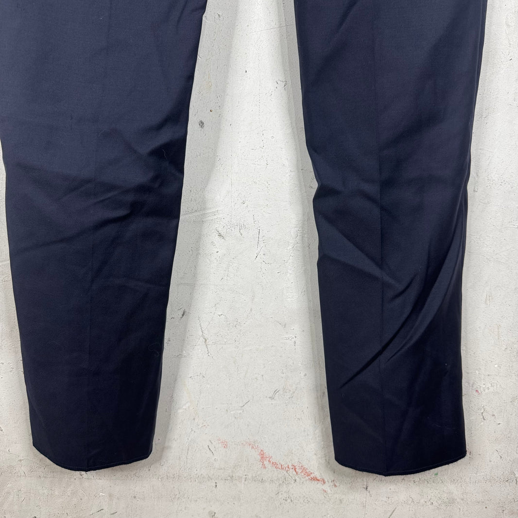 Thom Browne Navy Unconstructed Trousers