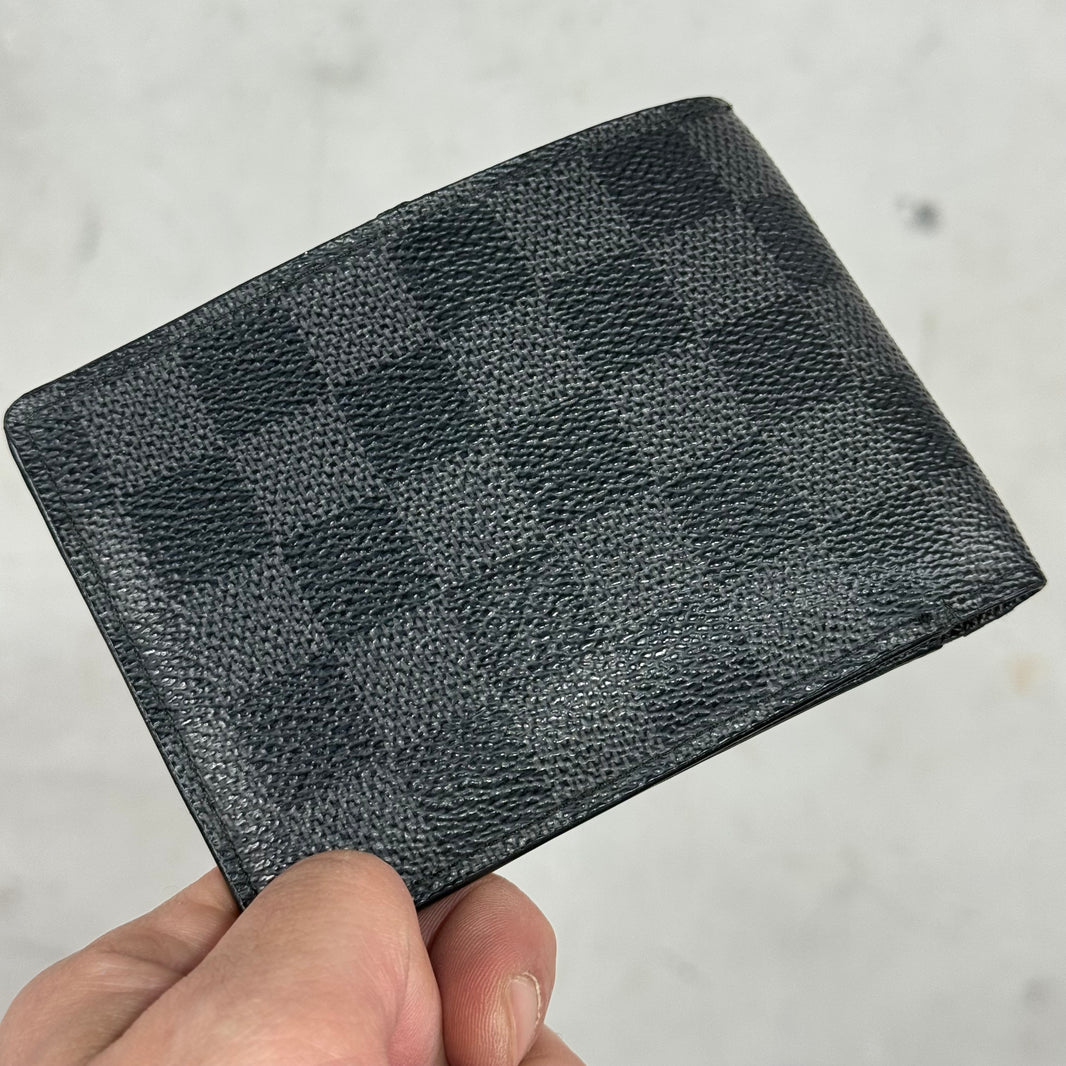 Louis Vuitton Black Damier Bifold Wallet