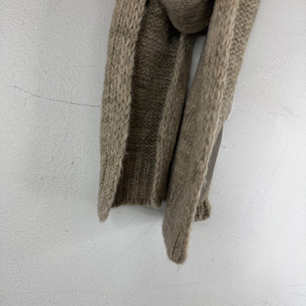 Margiela Beige Knit Scarf