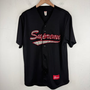 Supreme Snakeskin Logo Baseball Jersey