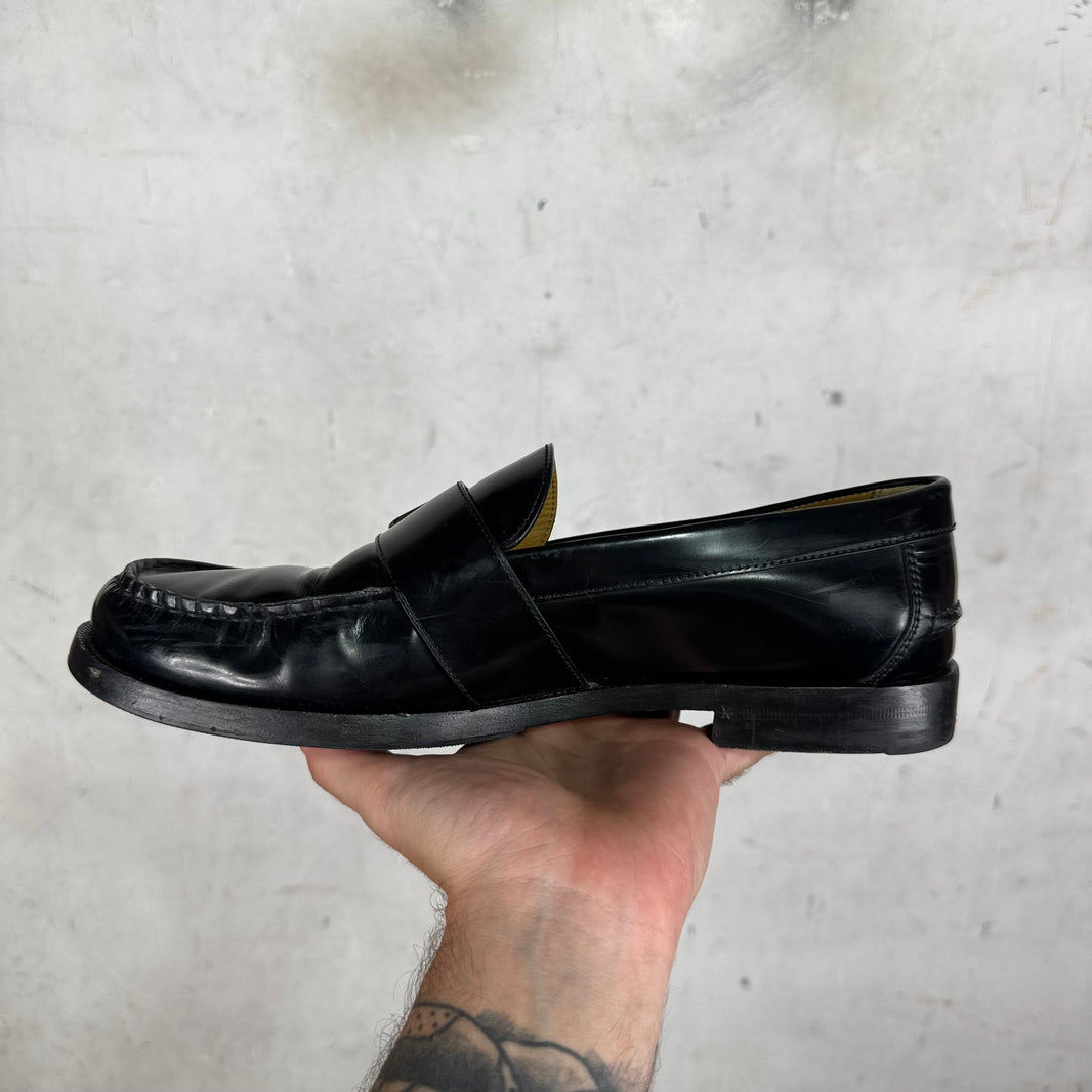 Gucci Two Toned Buckle Loafers