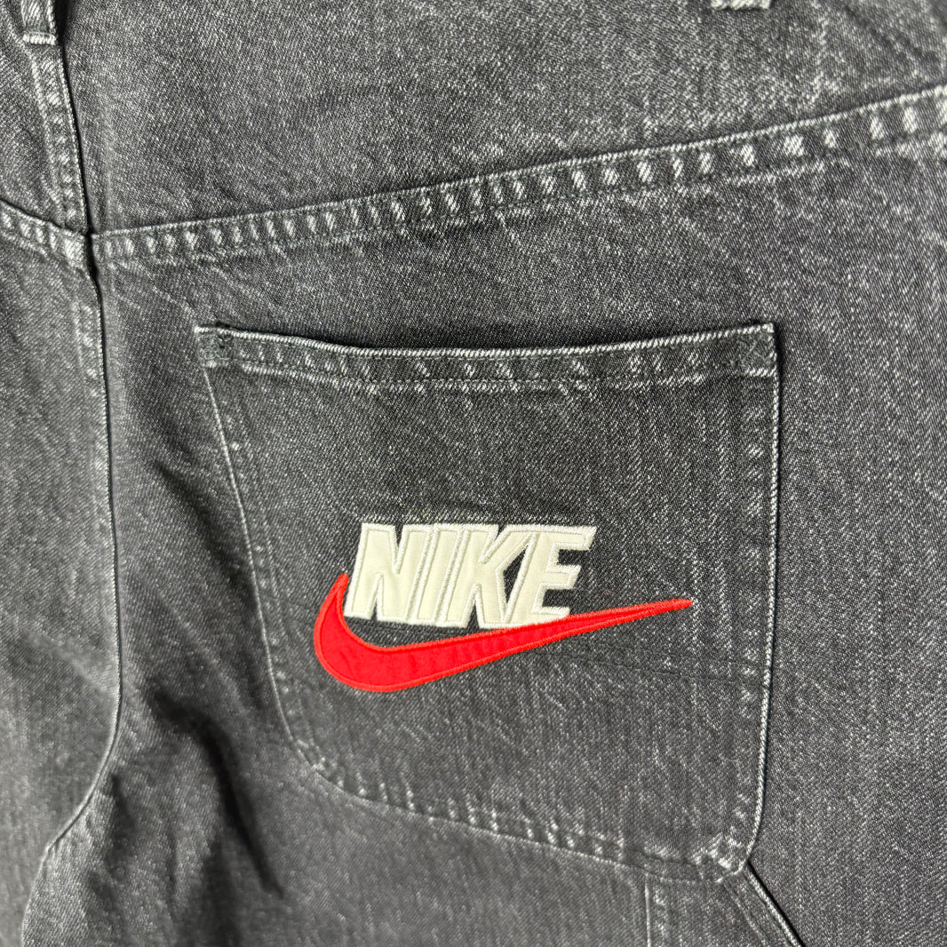 Supreme x Nike Logo Denim Shorts