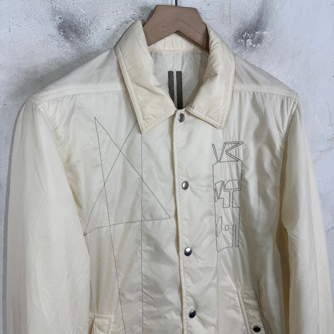 DRKSHDW Pentagram Logo Padded Overshirt