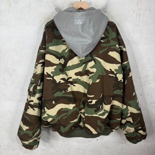 Vetements x Alpha Industries Camo Bomber