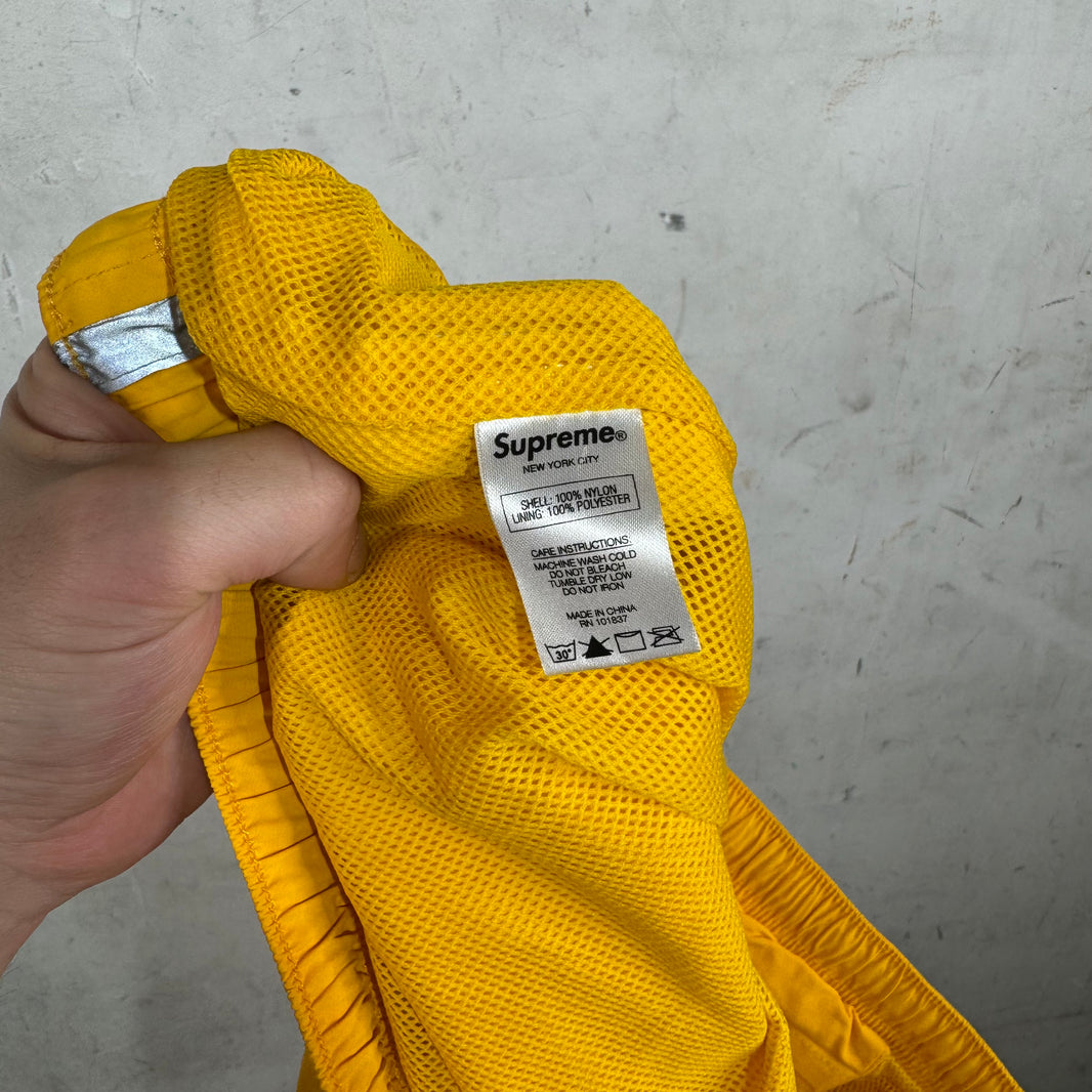 Supreme Yellow Reflective Nylon Pants