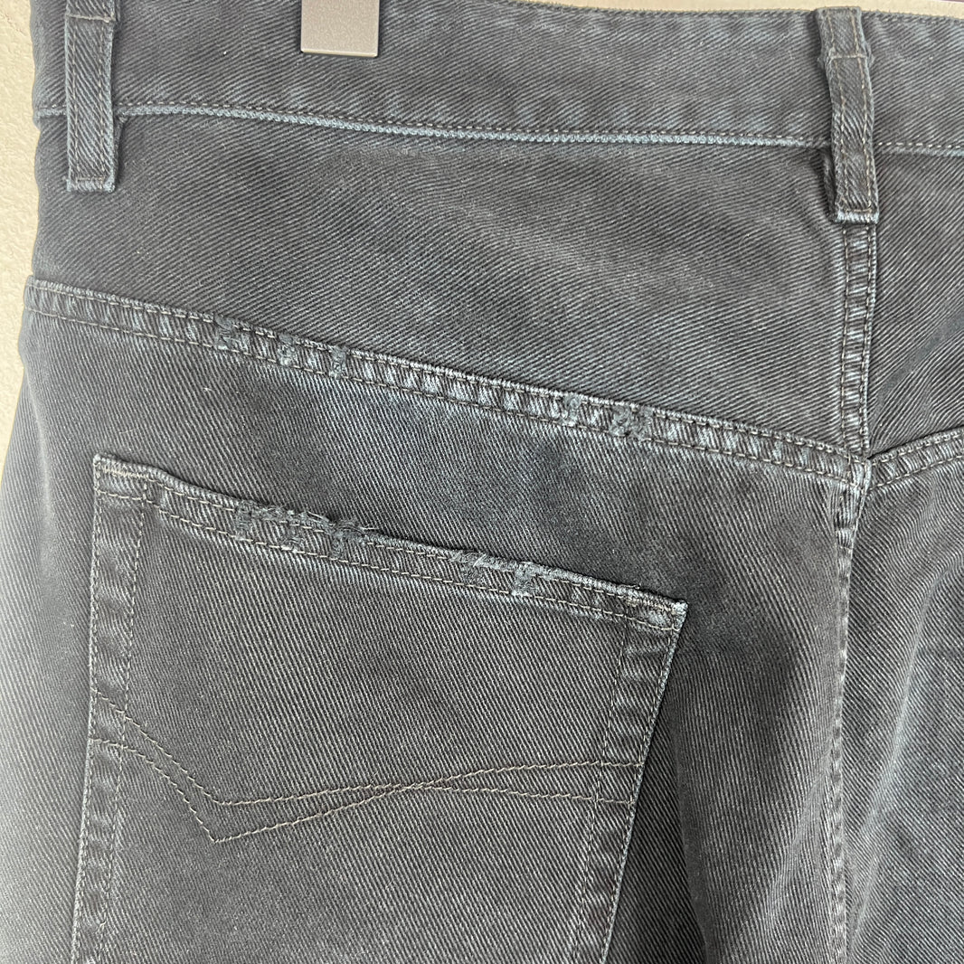 Balenciaga Black Baggy Drawstring Jeans