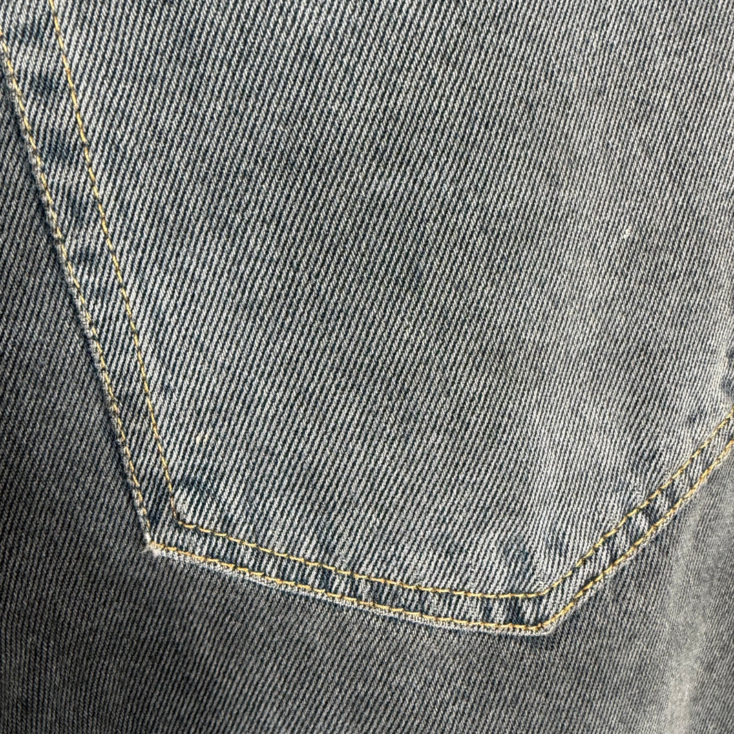 424 Black Distressed Skinny Jeans