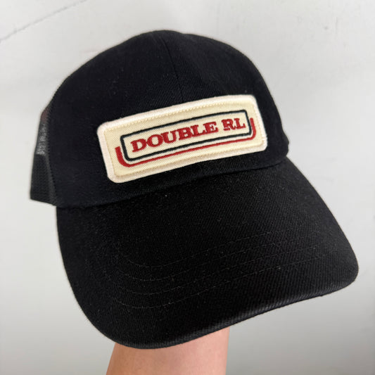 RRL Black Logo Patch Hat