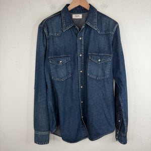 Celine Snap Button Denim LS Shirt