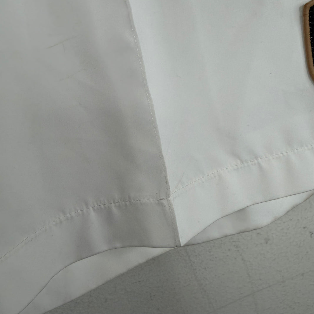 Brunello Cucinelli Pleated White Shorts