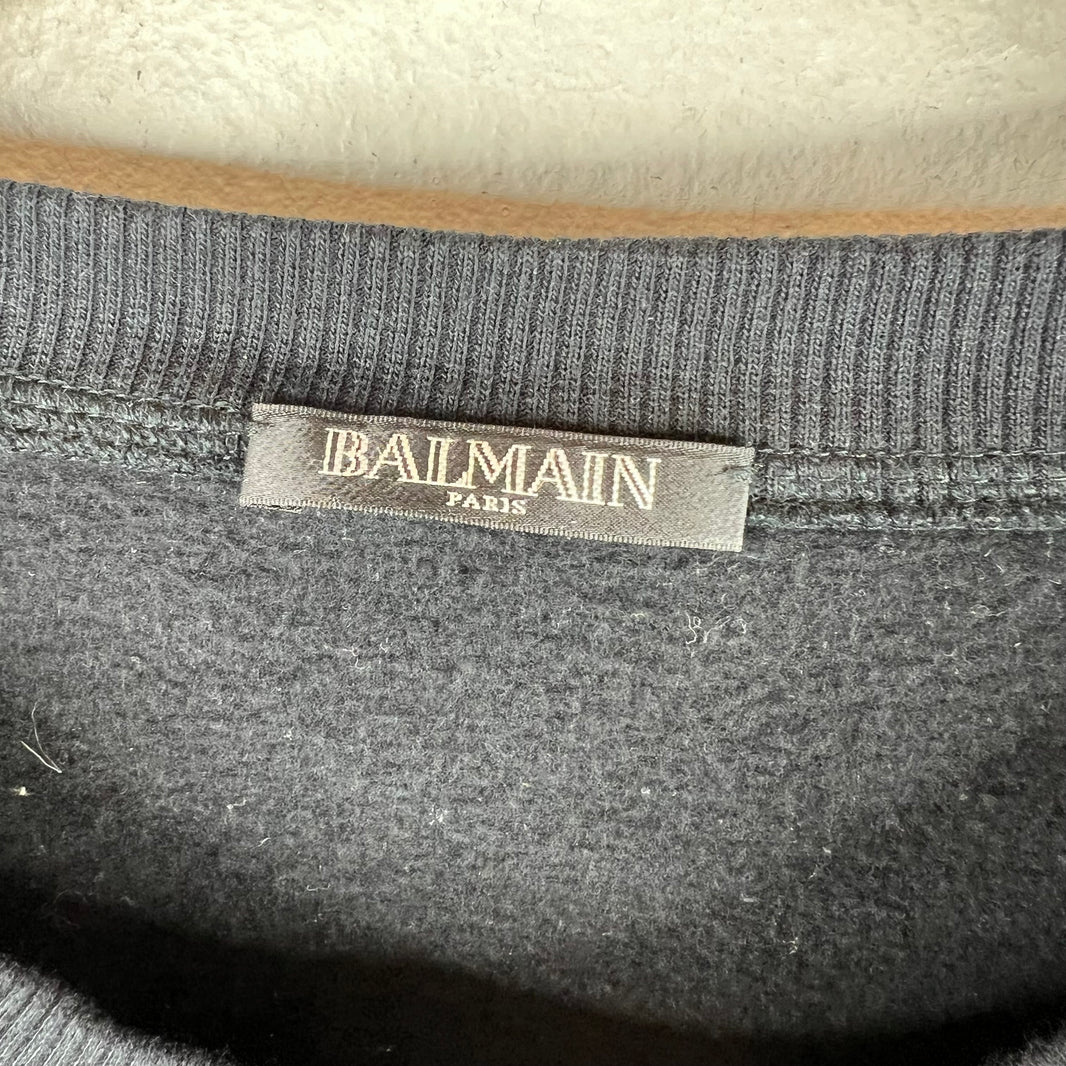 Balmain Army Knit Hybrid Crewneck
