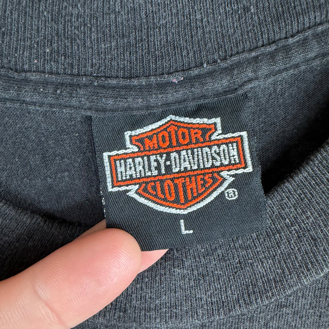Vintage Harley Marion County 3D Emblem Survivor T-Shirt