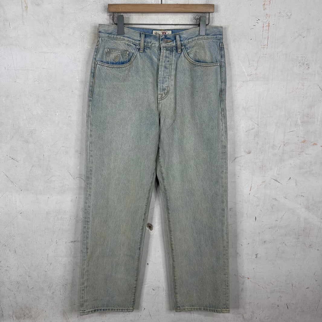 Stussy Waxed New Classic Lightwash Jeans