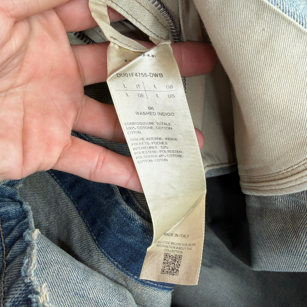DRKSHDW Washed Indigo Denim Overshirt