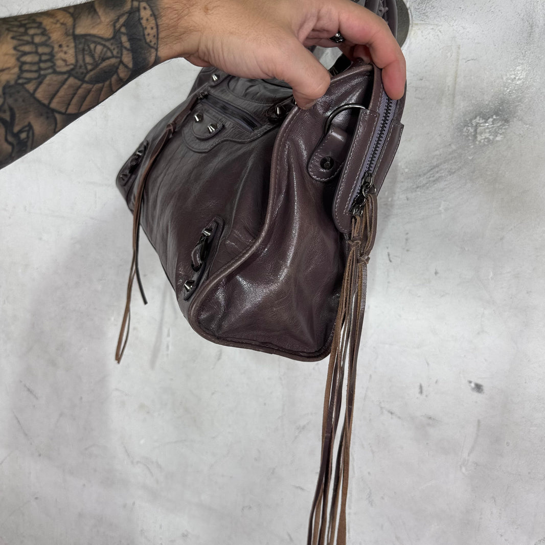Balenciaga Purple City Bag