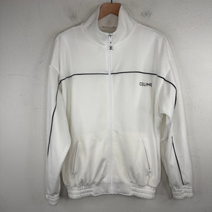 Celine White Logo Track Jacket
