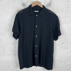 Bode Black Lace Shirt