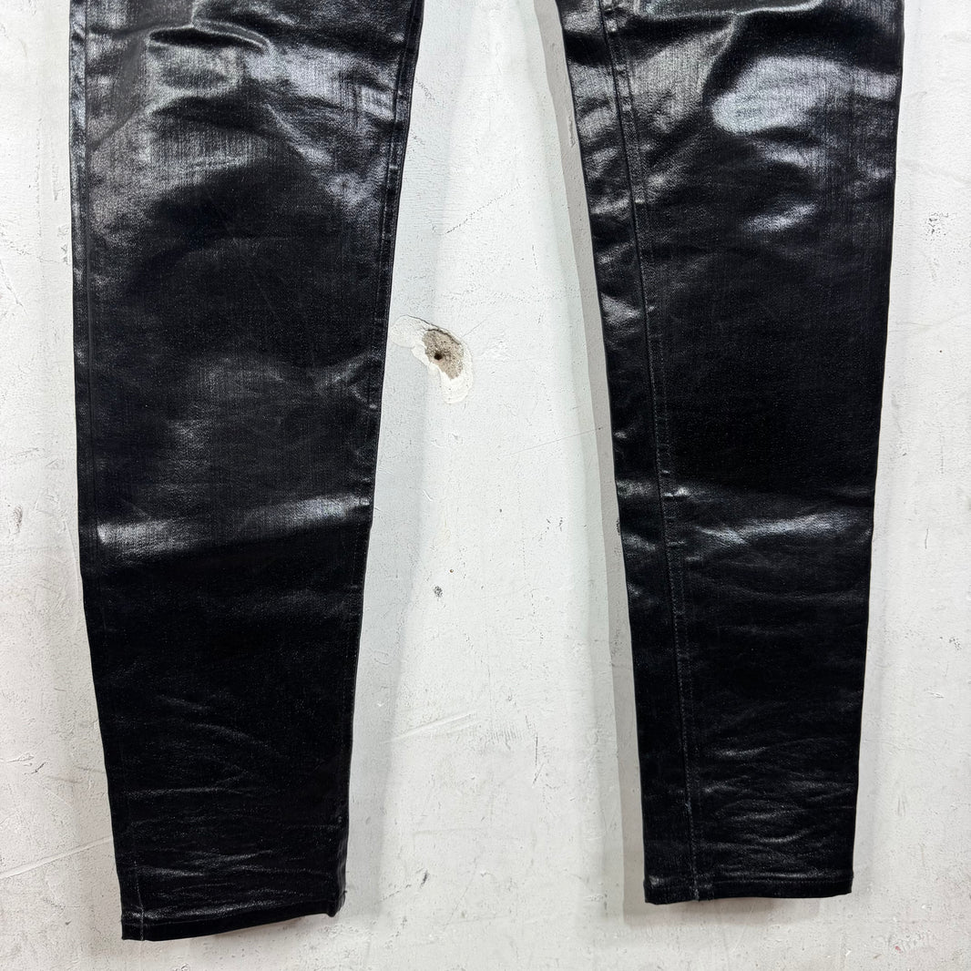 DRKSHDW Waxed Slim Pants