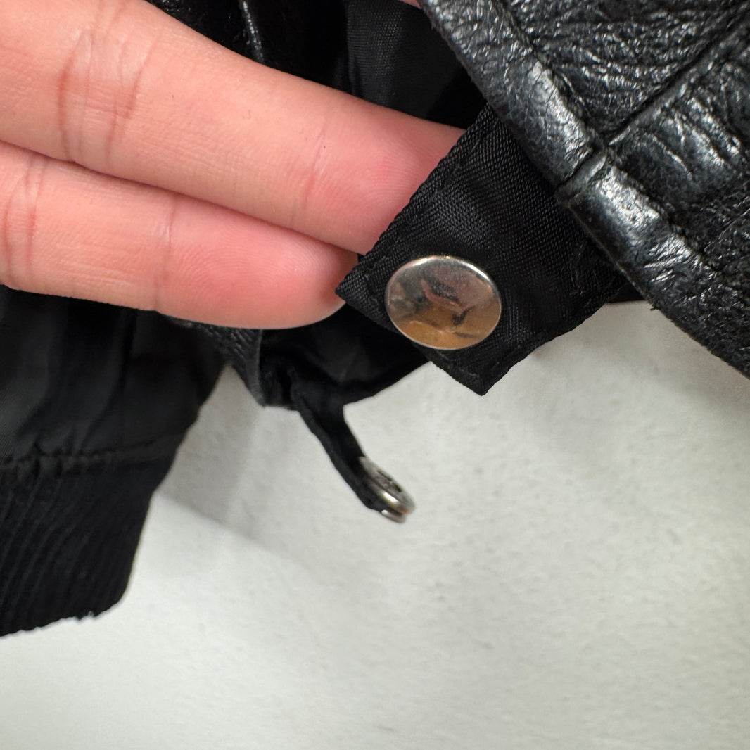 Prada Leather Hybrid Jacket