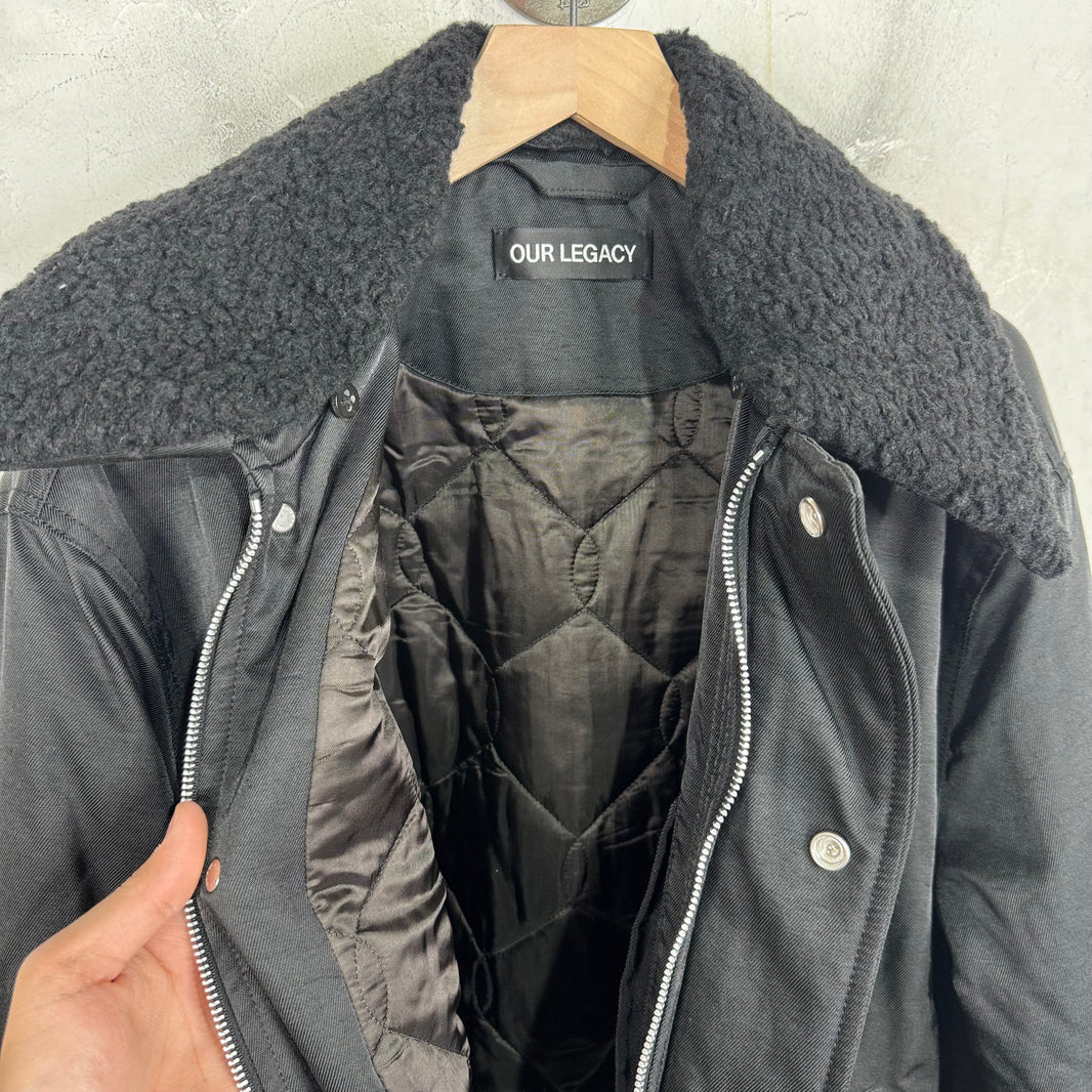 Our Legacy Ace Shearling Collared Jacket