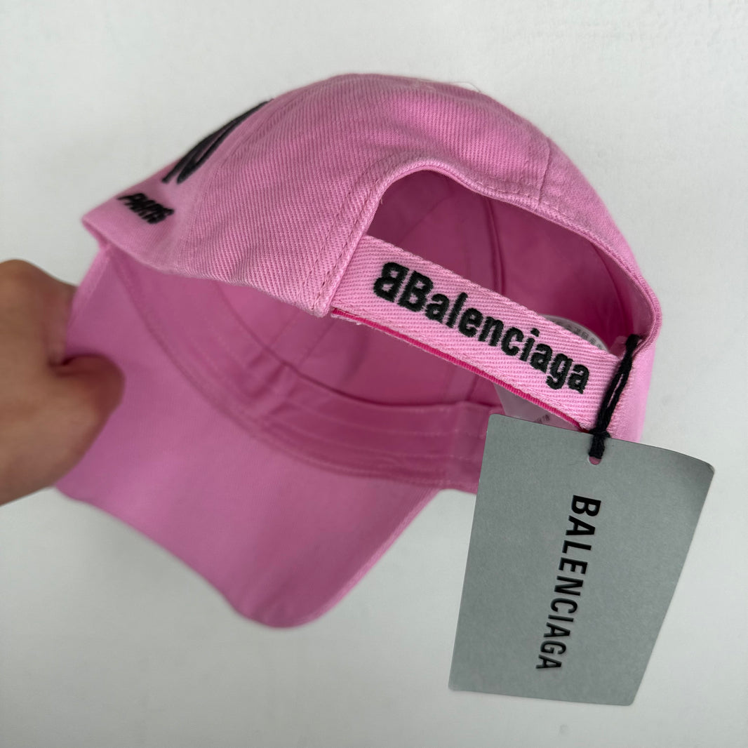 Balenciaga Pink Soccer Hat