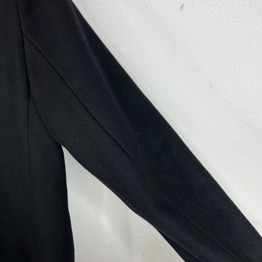 Saint Laurent Button Up Wool Coat