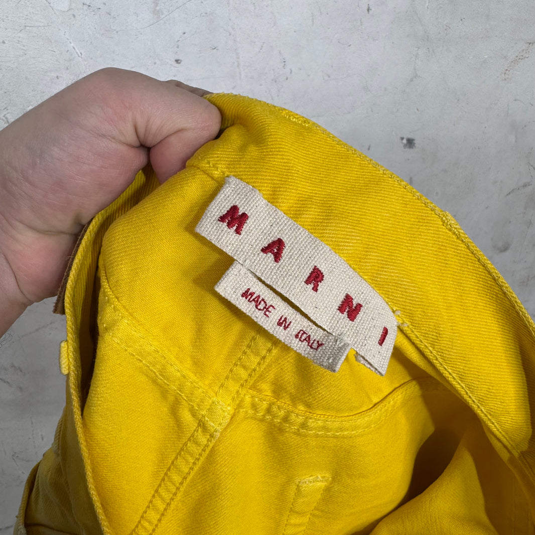 Marni Yellow Jeans