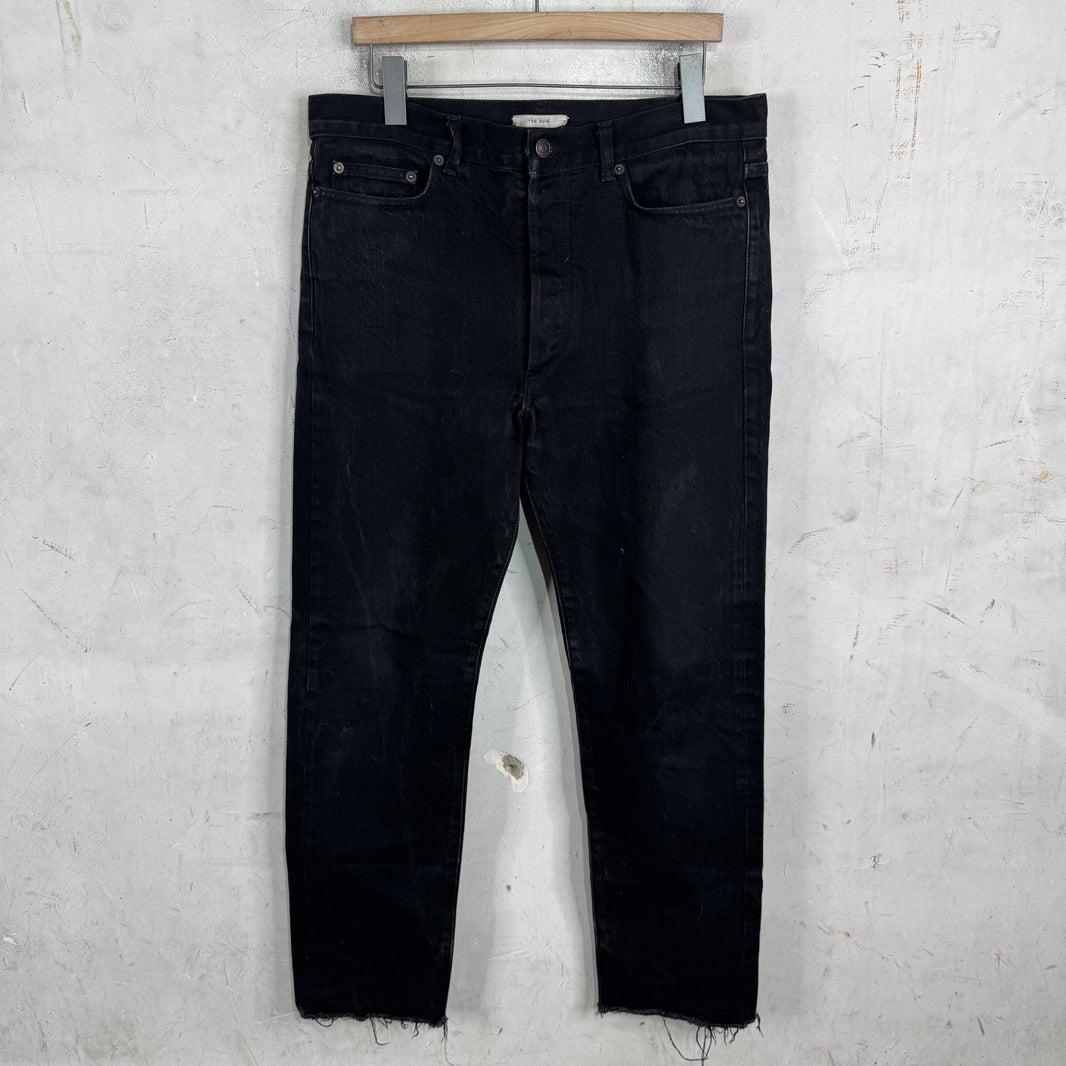 The Row Black Selvedge Jeans