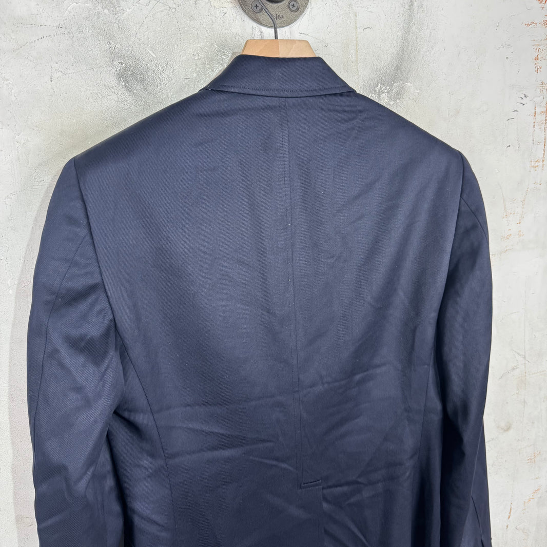 Thom Browne Navy 2 Button Blazer