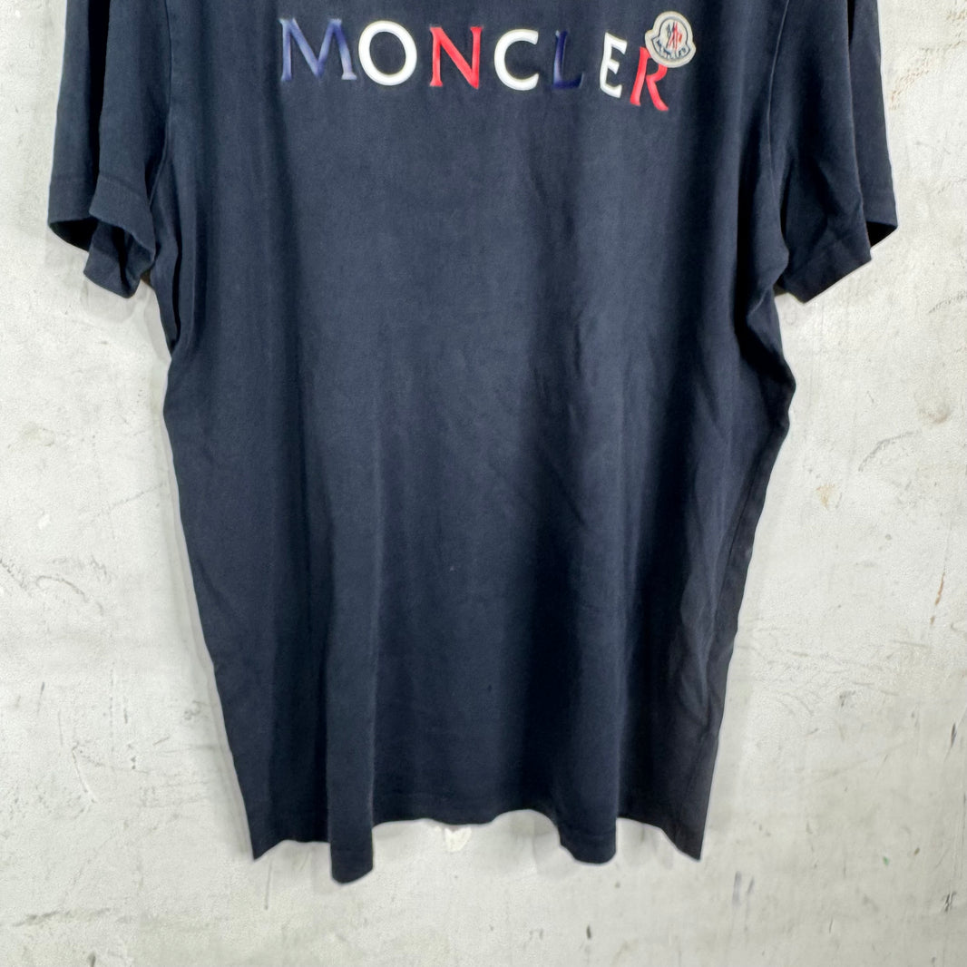Moncler Navy Logo T-Shirt