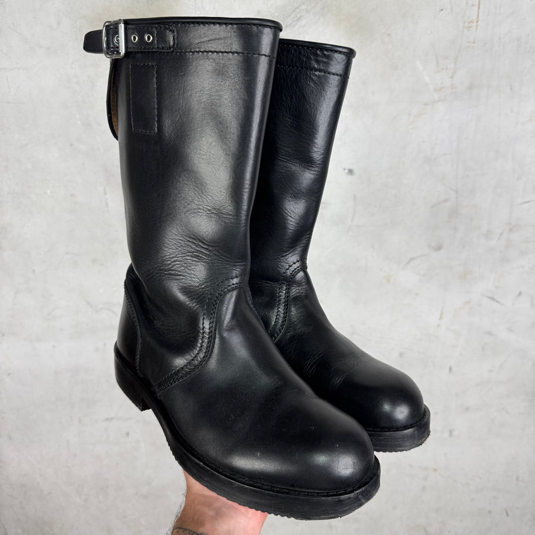Dries Van Noten Leather Pull Booties