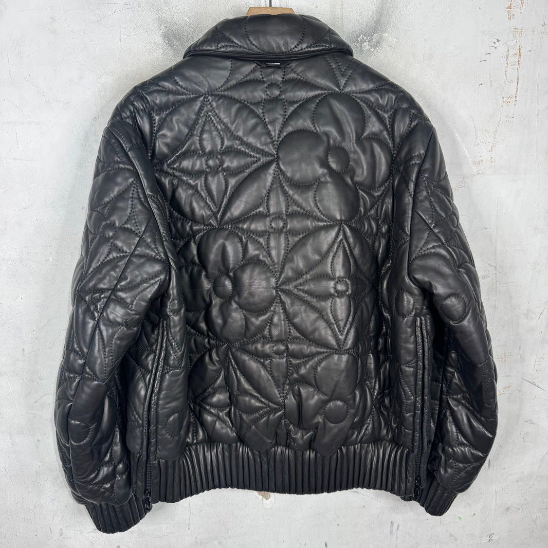 Louis Vuitton Plus Monogram Leather Jacket