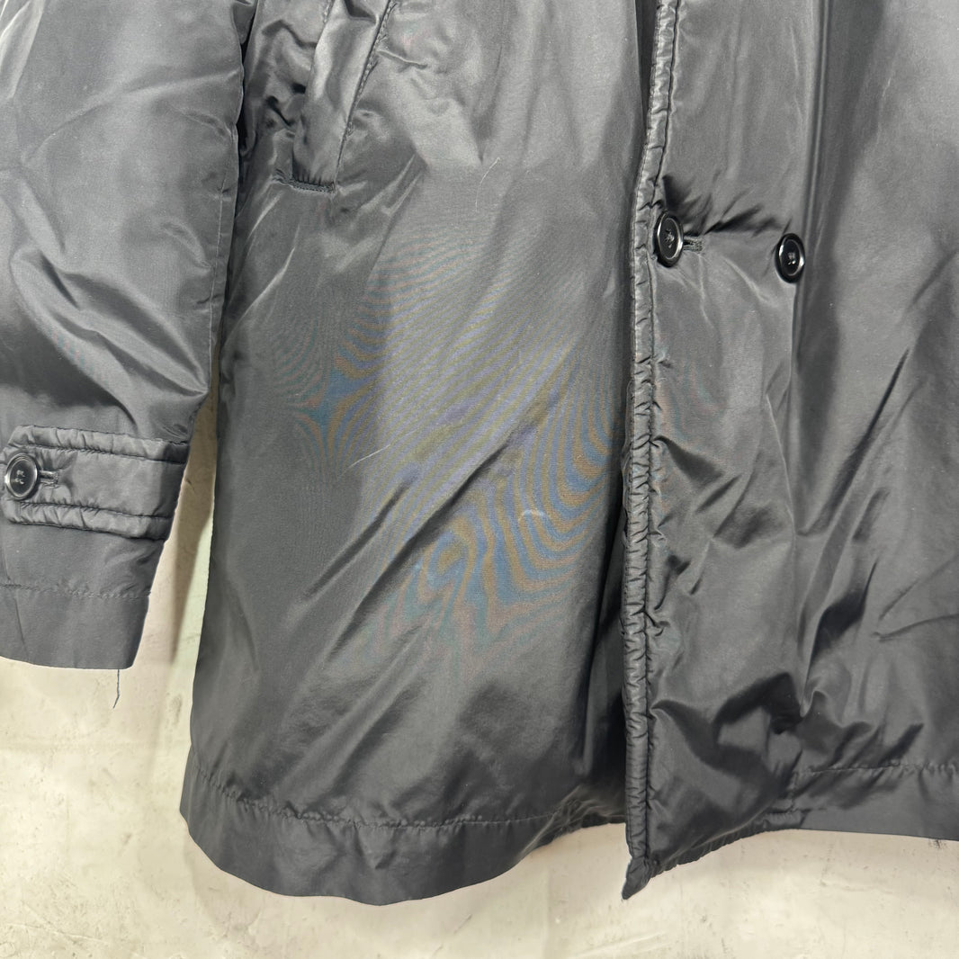 CDG Shirt Padded Nylon Peacoat