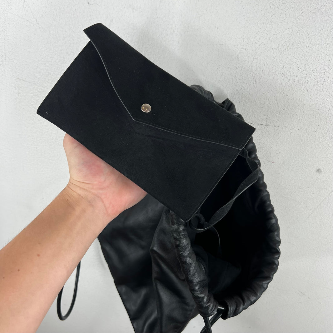 Saint Laurent Teddy Drawstring Backpack