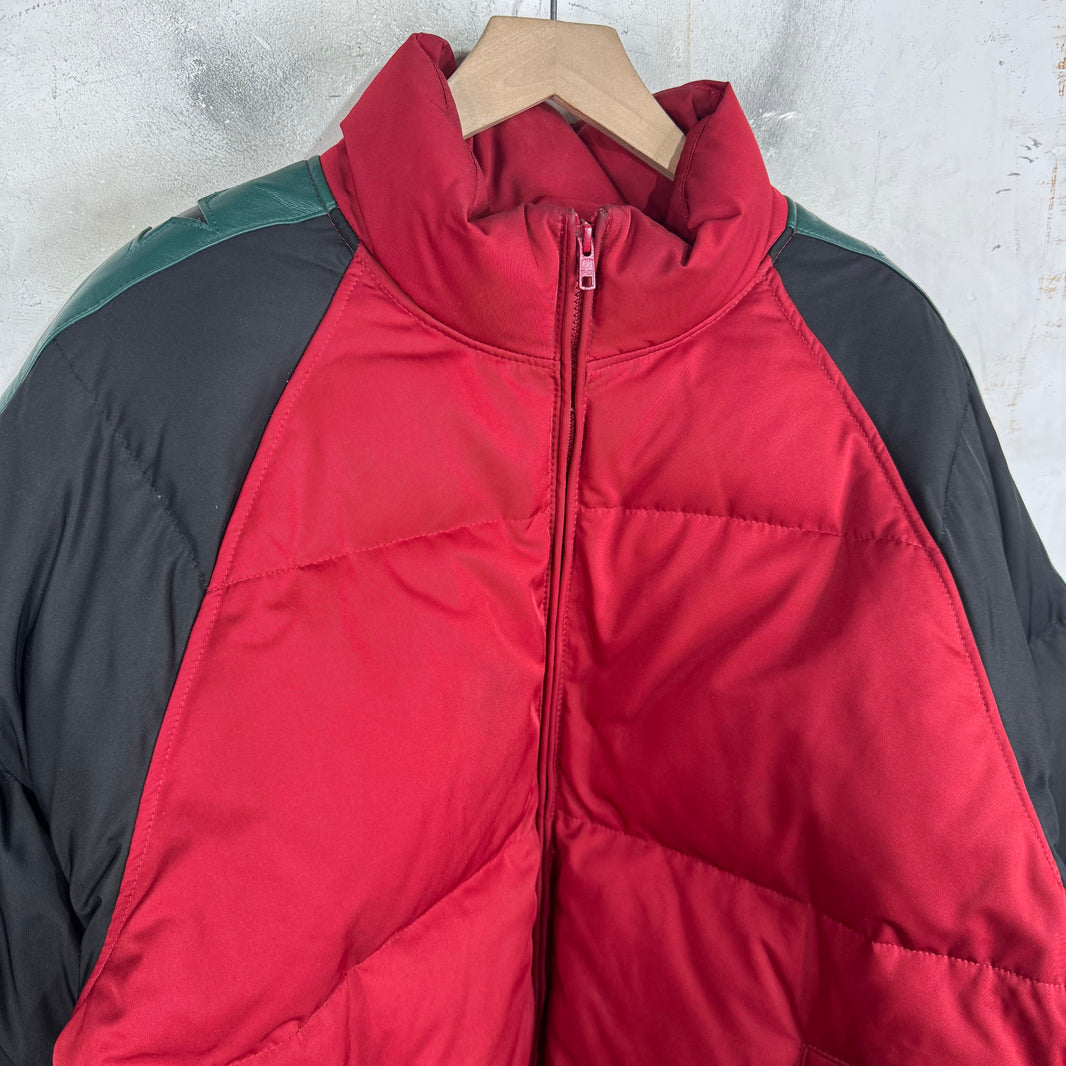 Supreme Nylon Leather Trimmed Star Puffer