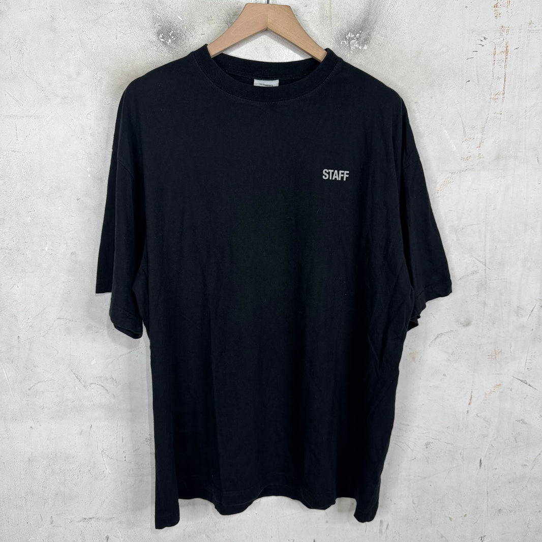 Vetements Staff 3M Logo T-Shirt