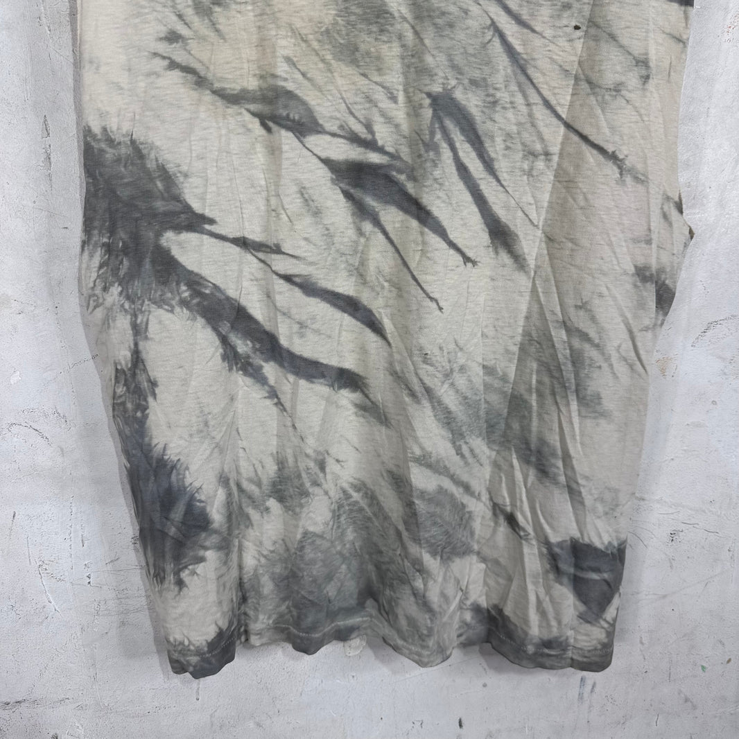 Vintage Slayer Dyed Distressed Cut off T-Shirt